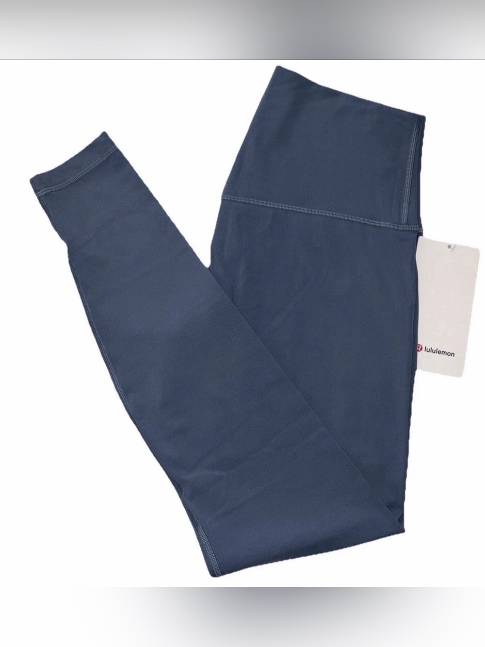 NWT LULULEMON SIZE 10 ALIGN HIGH RISE 28” LENGTH PANT AUTHENTIC STEEL BLUE $98